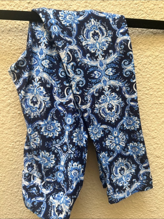 LuLaRoe Other - LuLaRoe Navy and Light Blue Paisley Toddler Leggings